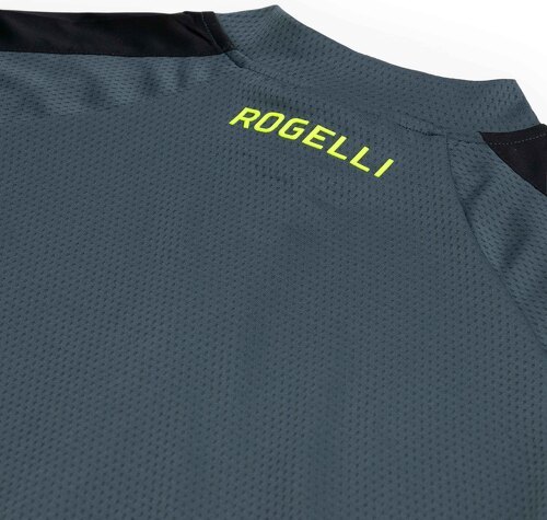 Rogelli-Maillot Manches Courtes Velo Explore - Homme - Gris/Noir/Fluor-2
