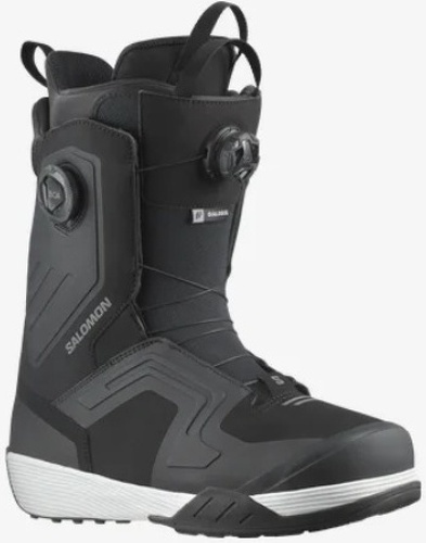 SALOMON-SALOMON Boots de snowboard DIALOGUE DUAL BOA - BLK/BLK/WHT-image-1