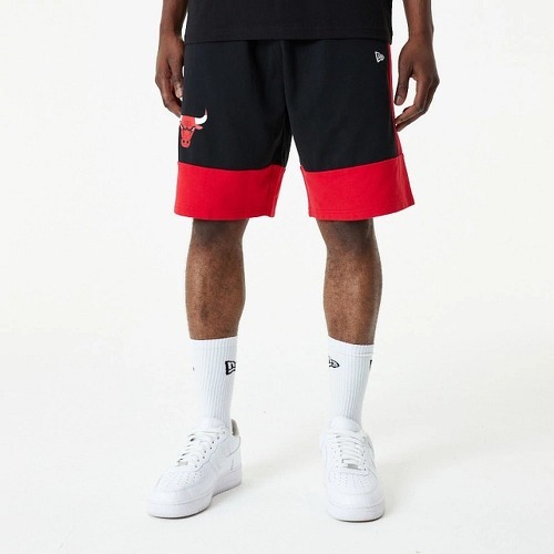 NEW ERA-Short NBA Chicago Bulls New Era Colour Block Noir pour homme-1