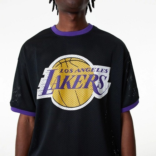 NEW ERA-T Shirt Nba Los Angeles Lakers New Era Team Logo Mesh-3