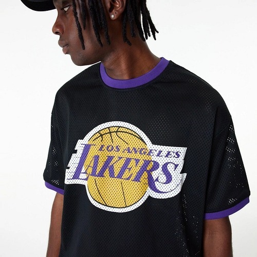 NEW ERA-T Shirt Nba Los Angeles Lakers New Era Team Logo Mesh-4
