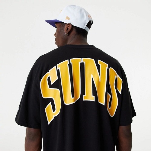 NEW ERA-T-shirt NBA Phoenix Suns New Era Infill Logo Oversize Noir-3