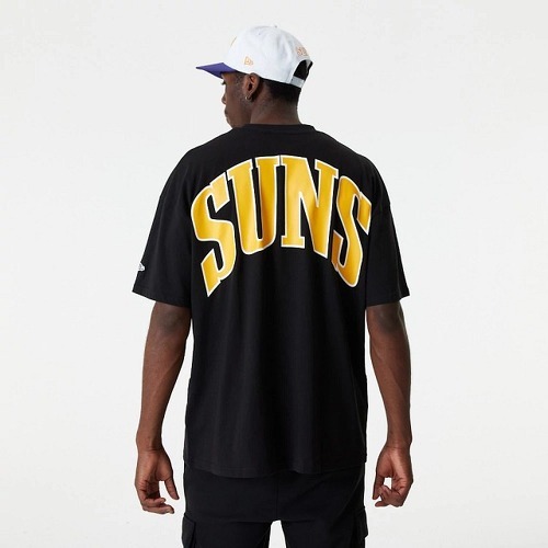 NEW ERA-T-shirt NBA Phoenix Suns New Era Infill Logo Oversize Noir-1