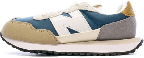 NEW BALANCE-GS237 Baskets Bleu Canard/Marron Femme New Balance-0