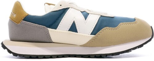 NEW BALANCE-GS237 Baskets Bleu Canard/Marron Femme New Balance-1