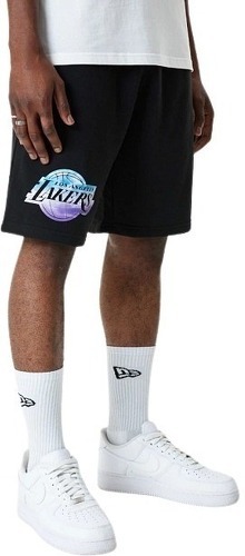 NEW ERA-Short NBA Los Angeles Lakers New Era Sky Print Noir pour homme-image-1