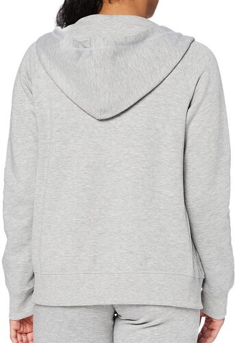 NEW BALANCE-Sweat Zippé Gris Femme New Balance Classic Core Fleece-1