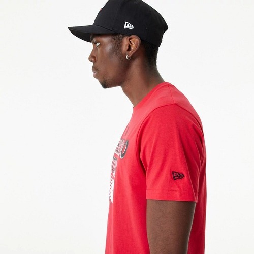 NEW ERA-T-shirt NBA Chicago Bulls New Era team Graphic Rouge pour Homme-2