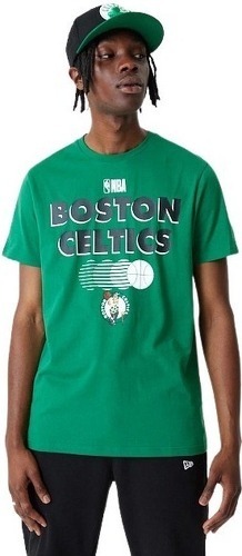NEW ERA-T-Shirt NBA Boston Celtics New Era team Graphic Vert pour Homme-image-1