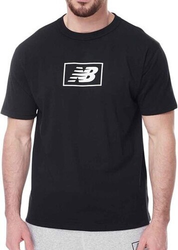 NEW BALANCE-T-shirt Noir Homme New Balance Nbesslogotee-image-1