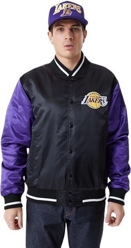 NEW ERA-Blouson satin LA Lakers NBA-image-1