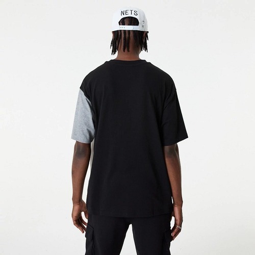 NEW ERA-T-Shirt NBA Brooklyn Nets New Era Cut and Sew Oversize Blanc-1