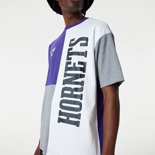 NEW ERA-New Era Nba Shirt Cut And Sew Charlotte Hornets-3