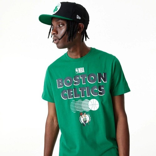 NEW ERA-T-Shirt NBA Boston Celtics New Era team Graphic Vert pour Homme-3