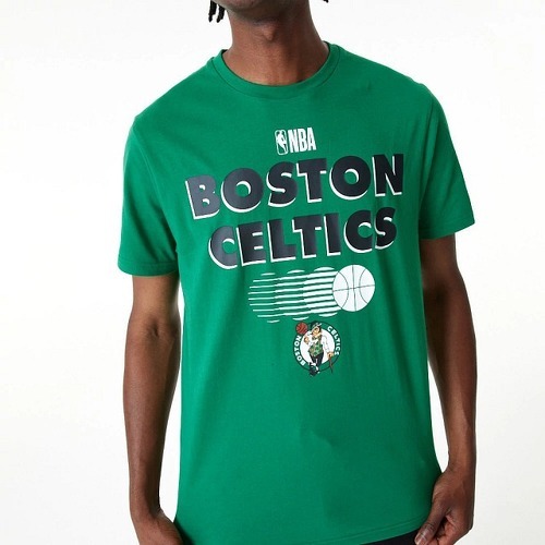 NEW ERA-T-Shirt NBA Boston Celtics New Era team Graphic Vert pour Homme-1