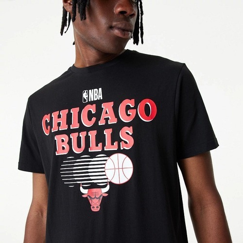 NEW ERA-T-shirt NBA Chicago Bulls New Era team Graphic Noir pour Homme-2