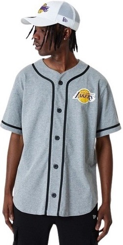 NEW ERA-Maillot de Baseball NBA Los Angeles Lakers New era Jersey Gris-image-1
