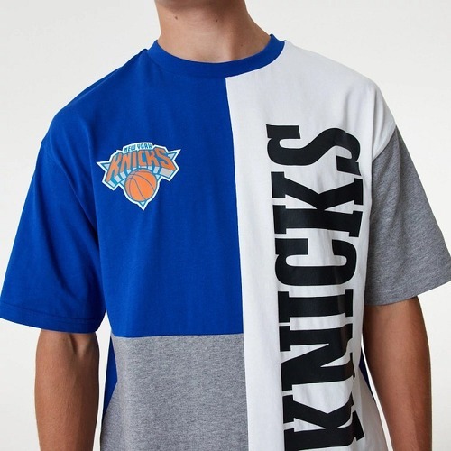 NEW ERA-T-Shirt NBA New York Knicks New Era Cut and Sew Oversize Bleu-2