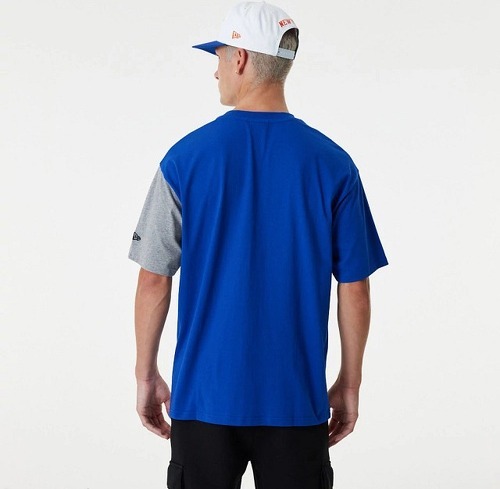 NEW ERA-T-Shirt NBA New York Knicks New Era Cut and Sew Oversize Bleu-3