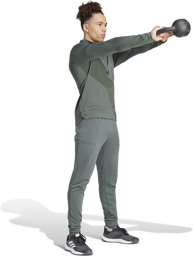 adidas Performance-giacca da Tuta zip 1/4 allenamento-4