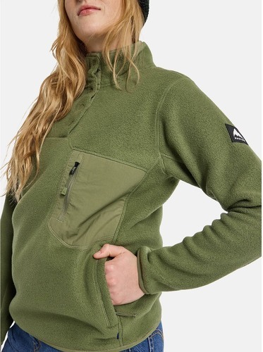 BURTON-Veste Polaire Burton Cinder Fleece Pullover Vert Femme-2