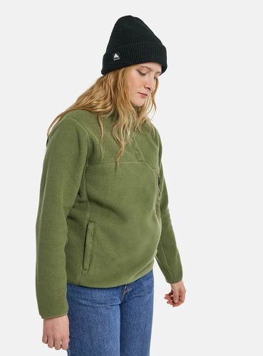 BURTON-Veste Polaire Burton Cinder Fleece Pullover Vert Femme-4