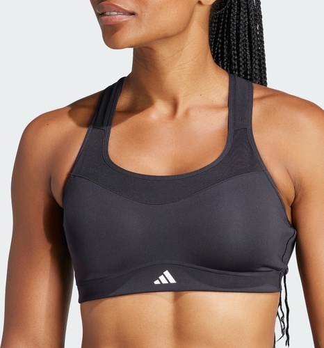 adidas Performance-Brassière de training maintien fort TLRD Impact-2