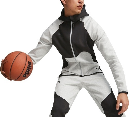 PUMA-Veste de survêtement Puma Hoops Team Dime-0