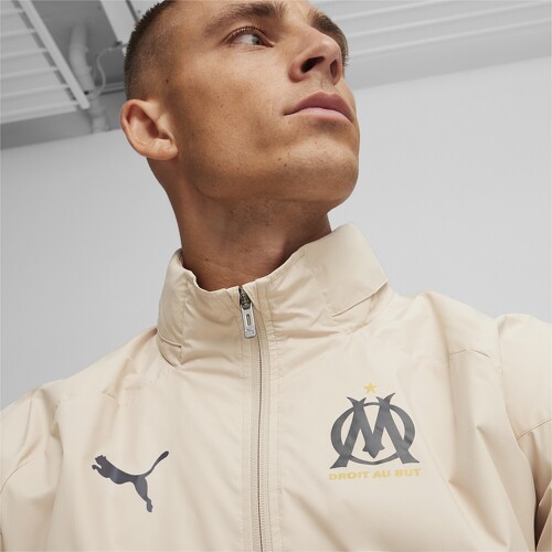 PUMA-Veste imperméable zippée 23/24 Olympique de Marseille-3