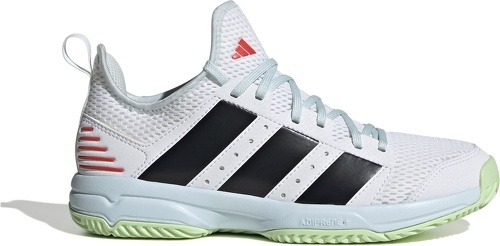 adidas Performance-Chaussures ADIDAS enfant indoor STABIL blanche-image-1