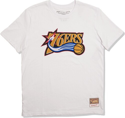 Mitchell and Ness,NBA-T-shirt Mitchel n' Ness Logo 76ers-image-1