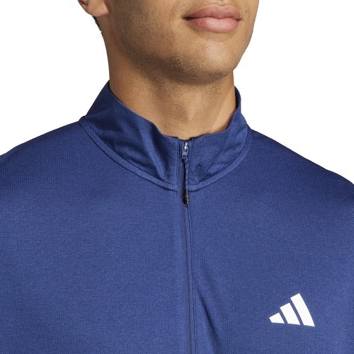 adidas Performance-T-shirt de training à manches longues et zip 1/4 Train Essentials-4