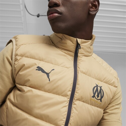 PUMA-Veste de football rembourrée Olympique de Marseille Casuals Homme-3