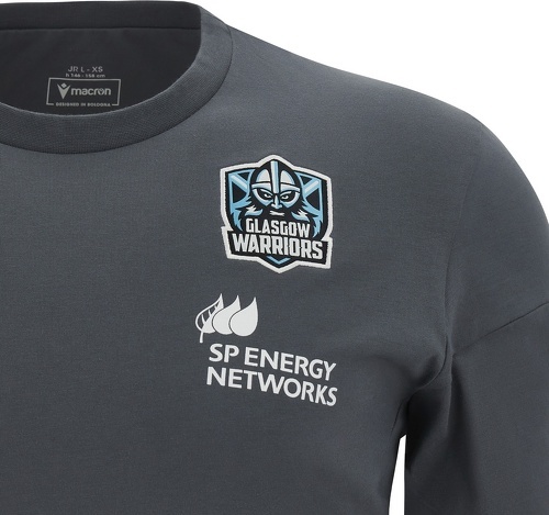 MACRON-Maillot enfant Glasgow Warriors Travel Player 2023/24-2