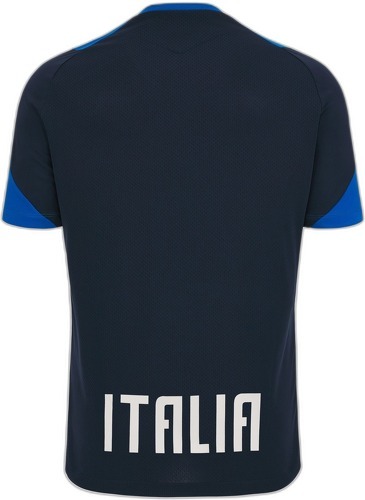 MACRON-T-SHIRT D'ENTRAÎNEMENT BLEU ITALIE RWC23-1