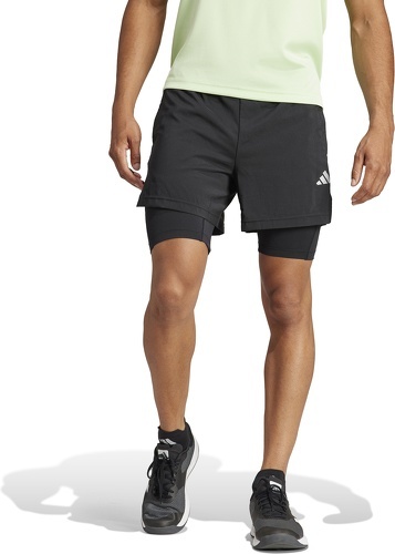 adidas Performance-Short de training 2 en 1 Gym+-2