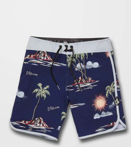 VOLCOM-Boardshort Isle Hoppa Scallop - NIAGARA - (Enfant)-0