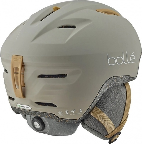 BOLLE-BOLLE Casque de ski ECO ATMOS - couleur OATMEAL MATTE-2