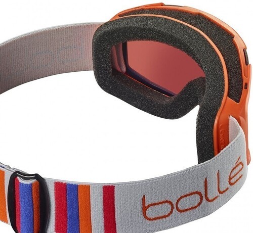 BOLLE-BOLLE Masque de ski ROCKET - couleur ORANGE MAT / ecran ROSY BRONZE CAT 3-1