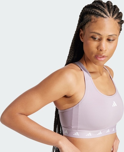 adidas Performance-Brassière de training Powerreact Techfit Maintien moyen-3