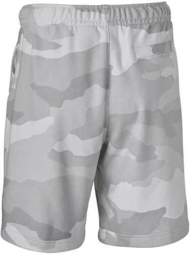 NIKE-Short Nike Sportswear Club Camo French Terry gris/blanc-1