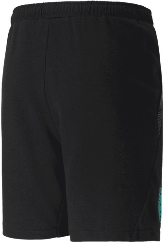 PUMA-Short d'entraînement Puma Autriche Casual noir/menthe-1