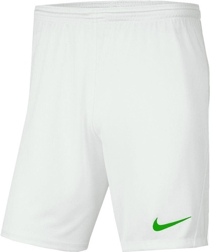 NIKE-Short Nike Park III sans slip intérieur blanc/vert-0