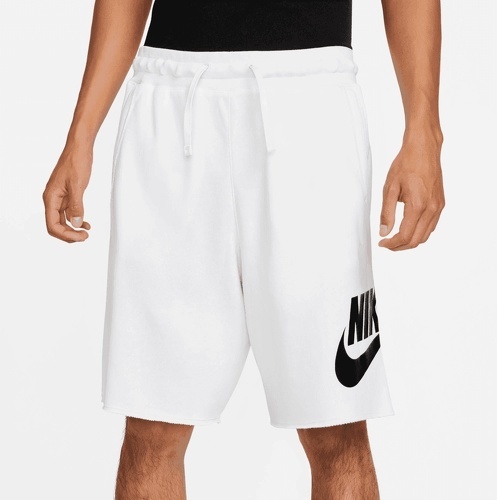 NIKE-Short Nike Sportswear Club Fleece Alumni blanc-1