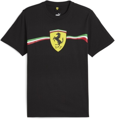 PUMA-T-shirt traditionnel avec grand écusson Scuderia Ferrari Motorsport-image-1