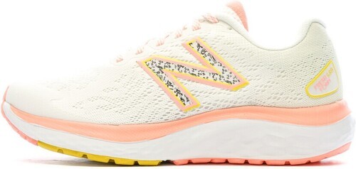 NEW BALANCE-Chaussures de running Blanches/Roses Femme New Balance 680-image-1