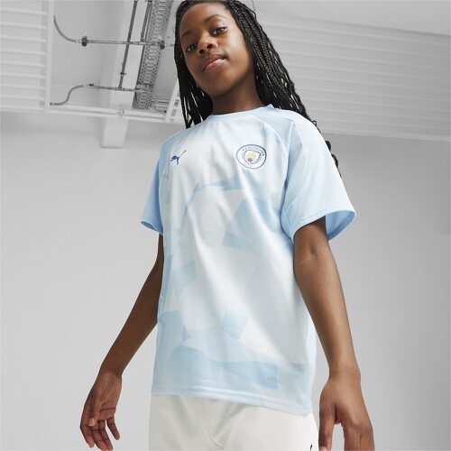 PUMA-Maillot d'avant-match 23/24 Manchester City Enfant et Adolescent-2