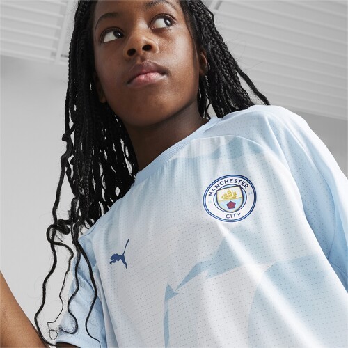 PUMA-Maillot d'avant-match 23/24 Manchester City Enfant et Adolescent-3