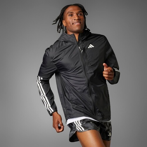 adidas Performance-Veste Own the Run 3 bandes-1