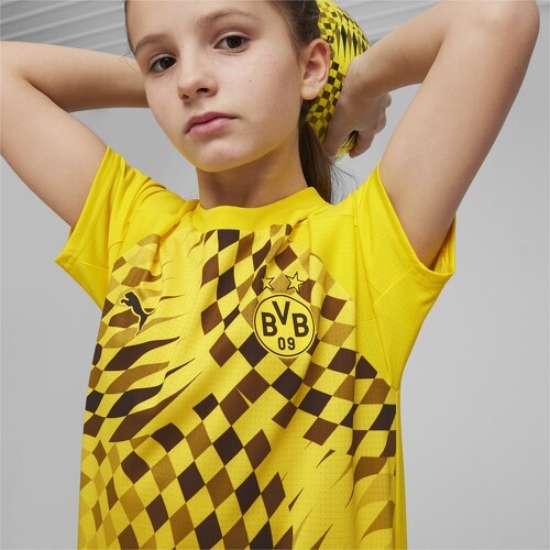 PUMA-Maillot d'avant-match 23/24 Borussia Dortmund Enfant et Adolescent-3